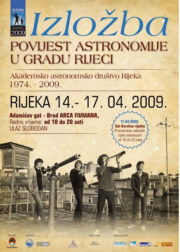 Marking the International year of astronomy @ Rijeka