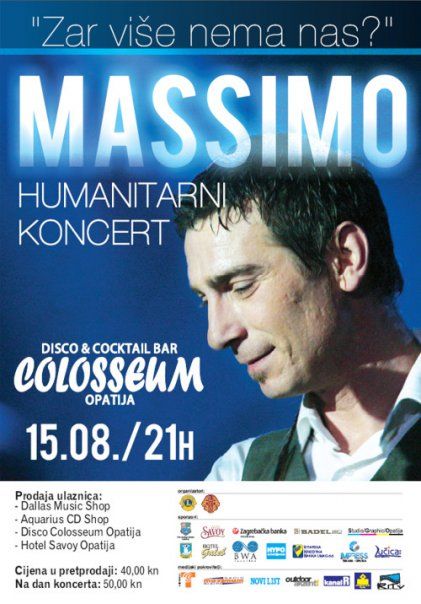 MASSIMO SAVIĆ @ Colosseum, Opatija