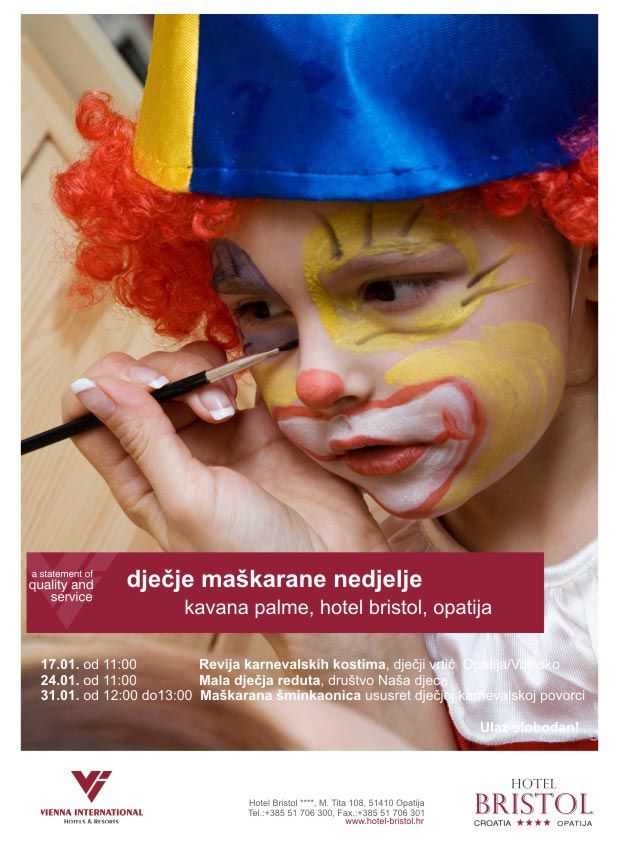 Carnival Sundays for Children @ Cafe Palme, Opatija
