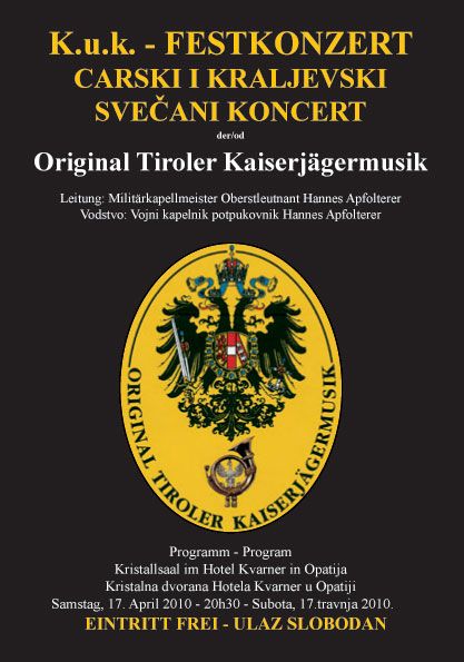 OPATIJA: „Original Tiroler Kaiserjägermusik“
