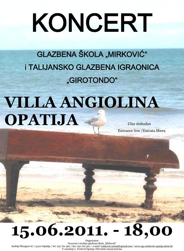 Concert MS Mirkovic in Villa Angiolina