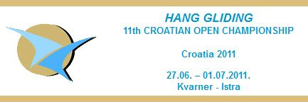 11th Croatian Open Championship in Hang Gliding