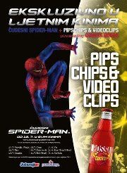 Film The Amazing Spider-Man and ConcertPips, Chips & Videoclips