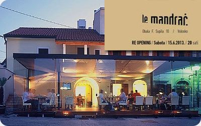 Reopening of restaurant Le Mandrac