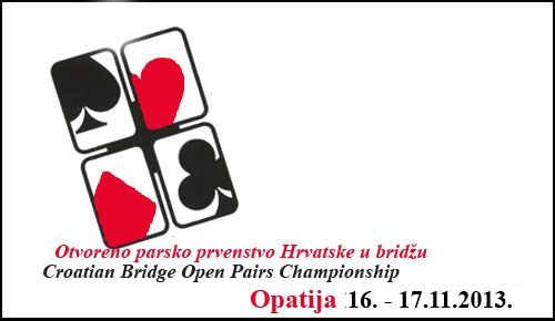 Bridge: Croatian Pairs Championship 