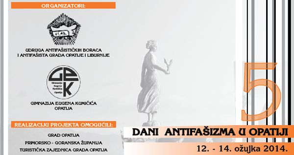 5th Days of antifascism Opatija