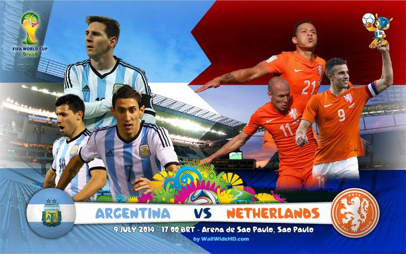  Brazil 2014: NETHERLANDS - ARGENTINA